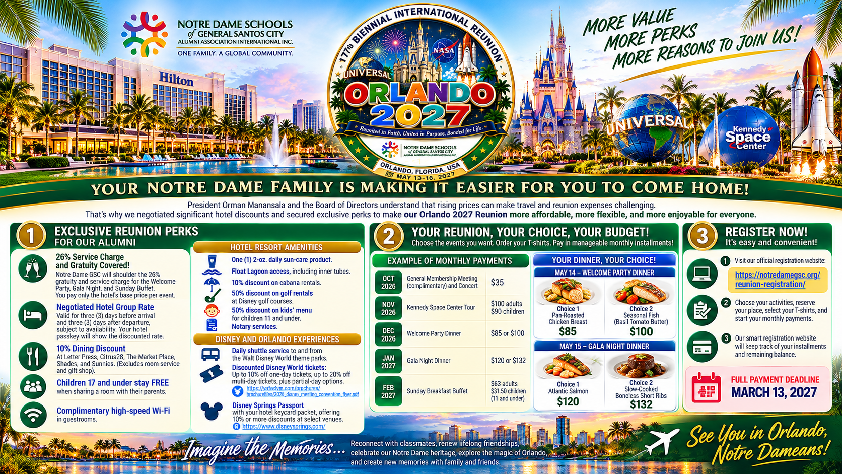 ORLANDO 2027: MORE VALUE, MORE PERKS, MORE REASONS TO JOIN US!